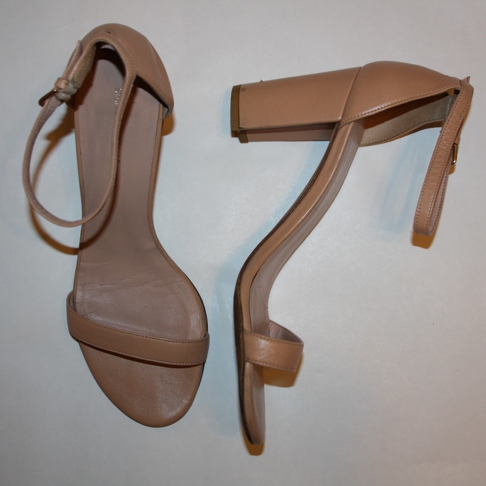 Stuart Weitzman Women's NearlyNude Ankle Strap Sandals